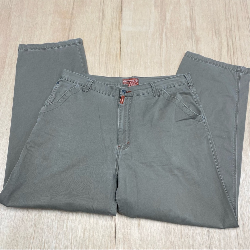 Garage men jeans relaxed straight fit gray 38 waist 38x34